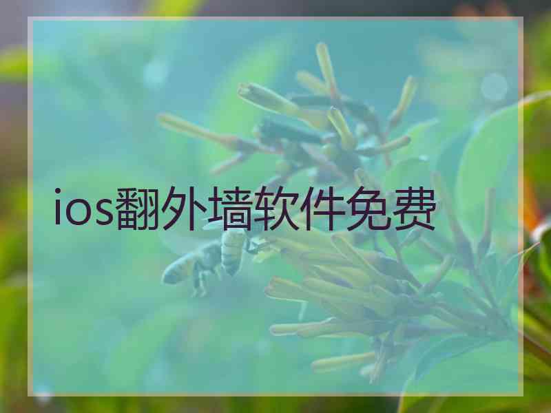 ios翻外墙软件免费