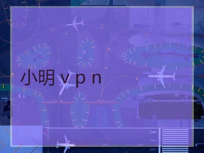 小明 v p n