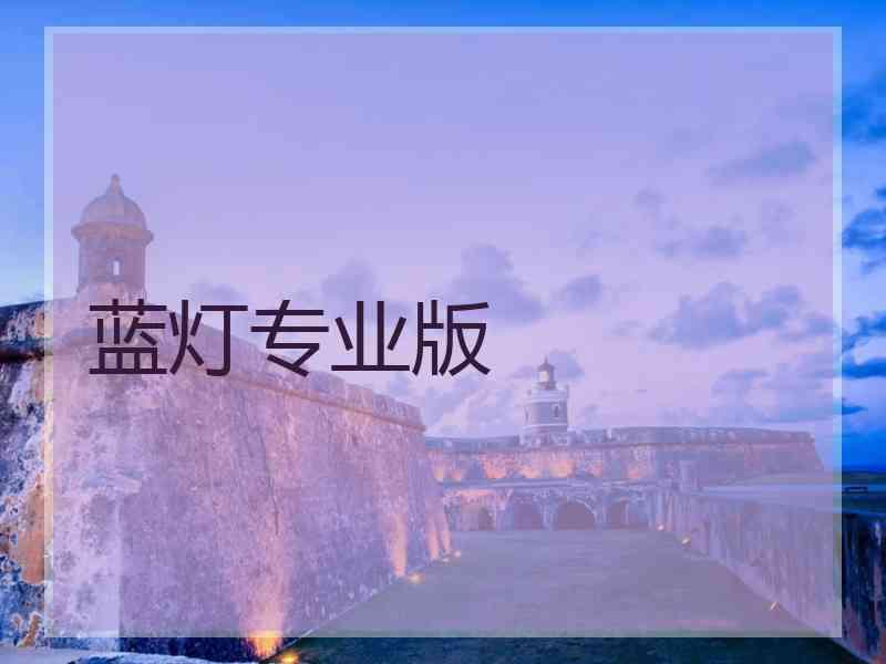 蓝灯专业版