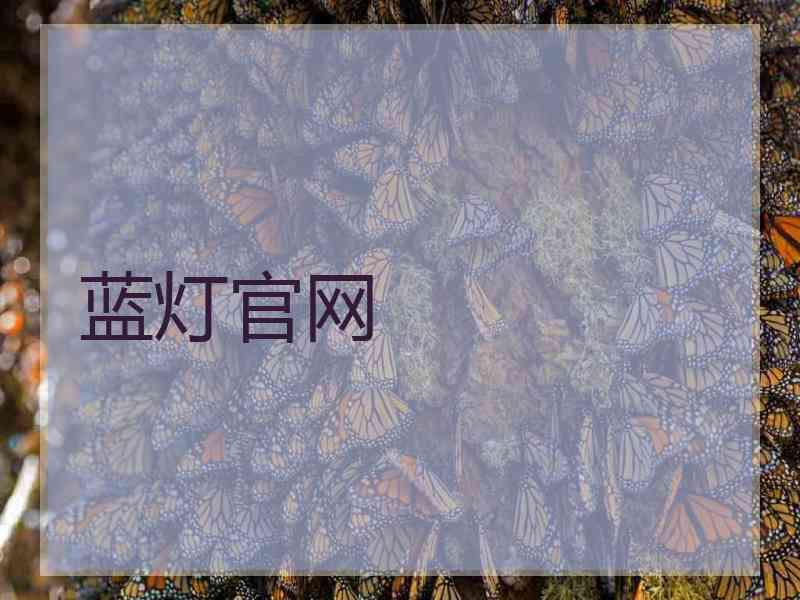 蓝灯官网